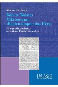 Robert Walsers Mikrogramm Beiden klopfte das Herz