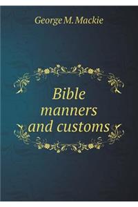 Bible manners and customs