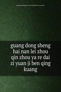 guang dong sheng hai nan lei zhou qin zhou ya re dai zi yuan ji ben qing kuang