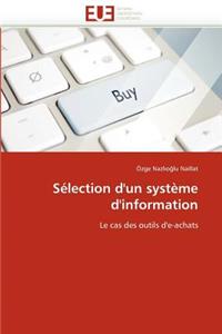 Sélection d''un Système d''information