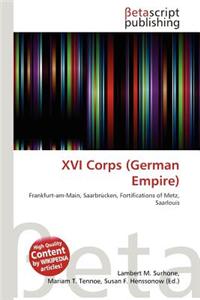 XVI Corps (German Empire)