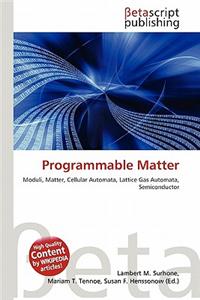 Programmable Matter
