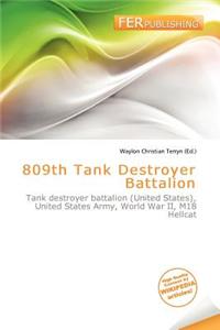 809th Tank Destroyer Battalion