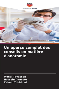 aperçu complet des conseils en matière d'anatomie