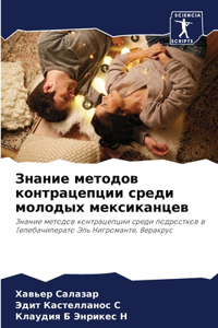 Знание методов контрацепции среди молод