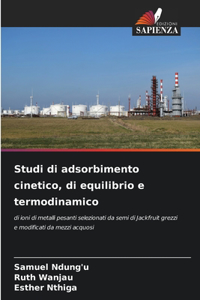 Studi di adsorbimento cinetico, di equilibrio e termodinamico