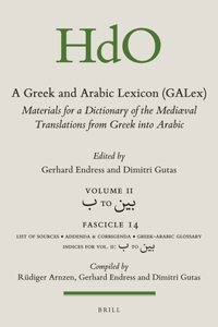 A Greek and Arabic Lexicon (GALex)
