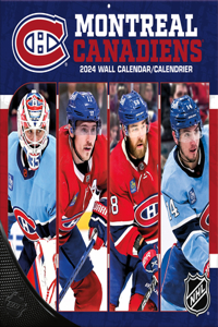 Montreal Canadiens - Bilingual 2024 12x12 Team Wall Calendar