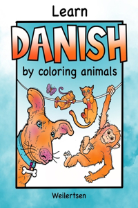 Learn Danish by coloring animals Weilertsen