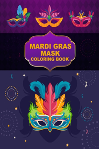 Mardi Gras Mask Coloring book