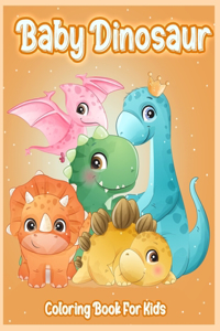 Baby Dinosaur Coloring Book