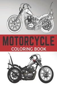 Motorcycle Coloring Book