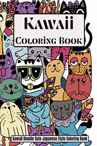 Kawaii Coloring book Kawaii Doodle Cute Japanese Style Coloring book