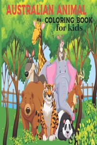 Australian Animal Coloring Book for kids