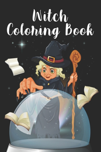 Witch Coloring Book
