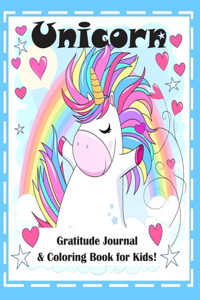 Unicorn Gratitude Journal and Coloring Book for Kids!