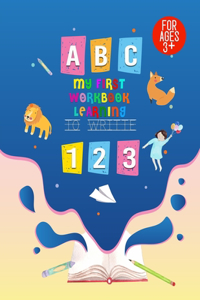 ABC My first workbook Learning to write