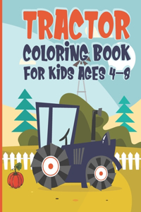 tractor coloring book for kids ages 4-8