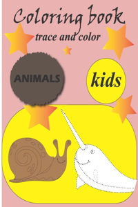 Coloring book trace and color
