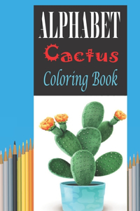 Alphabet Cactus Coloring Book