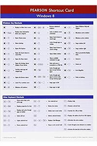 Prentice Hall Windows 8 Shortcut Card; Mylab It with Pearson Etext -- Access Card -- For Exploring with Office 2013