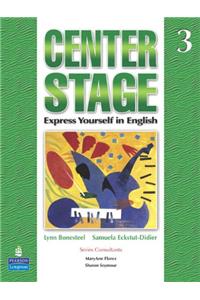 Center Stage 3 Student Book with Self-Study CD-ROM