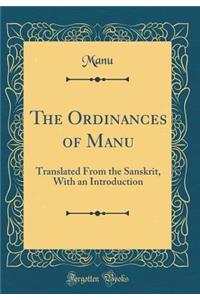 The Ordinances of Manu