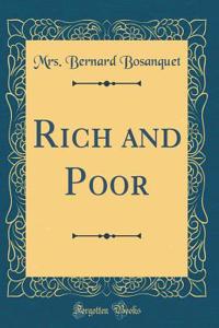 Rich and Poor (Classic Reprint)