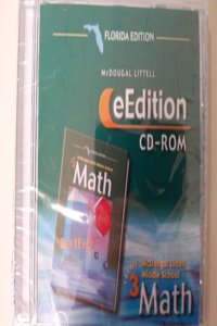 McDougal Littell Middle School Math Florida: Eedition CD-ROM Book 3 2004