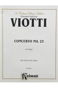 Concerto No. 23 in G Major