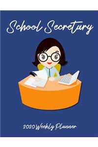 School Secretary 2020 Weekly Planner