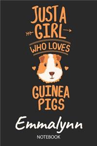 Just A Girl Who Loves Guinea Pigs - Emmalynn - Notebook