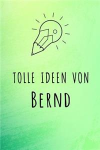 Tolle Ideen von Bernd: Unliniertes Notizbuch mit Rahmen für deinen Vornamen