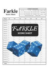 Farkle Score Sheet