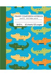 Primary Composition Notebook Level K-2 Story Paper Journal