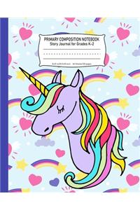 Primary Composition Notebook Story Journal Grades K-2