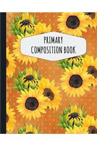 Sunflower Primary Composition Book