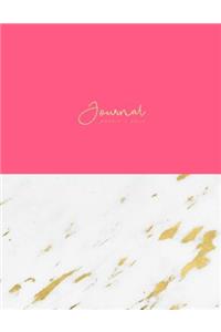 Journal Marble + Gold
