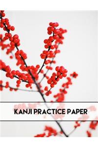 Kanji Practice Paper