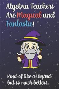 Algebra Teachers Are Magical and Fantastic! Kind of Like A Wizard, But So Much Better!