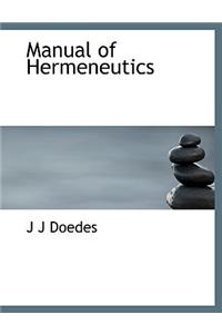 Manual of Hermeneutics