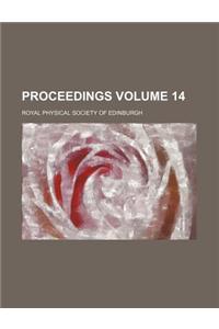 Proceedings Volume 14
