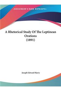 A Rhetorical Study of the Leptinean Orations (1891)