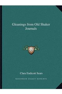 Gleanings from Old Shaker Journals