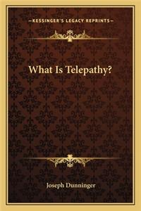 What Is Telepathy?