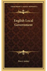 English Local Government