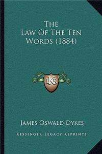 Law Of The Ten Words (1884)