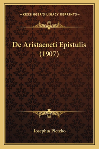 De Aristaeneti Epistulis (1907)