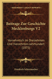 Beitrage Zur Geschichte Mecklenburgs V2