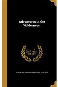 Adventures in the Wilderness;